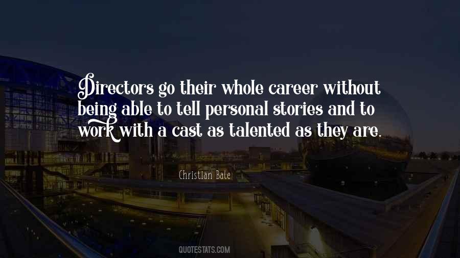 Stories They Tell Quotes #12457
