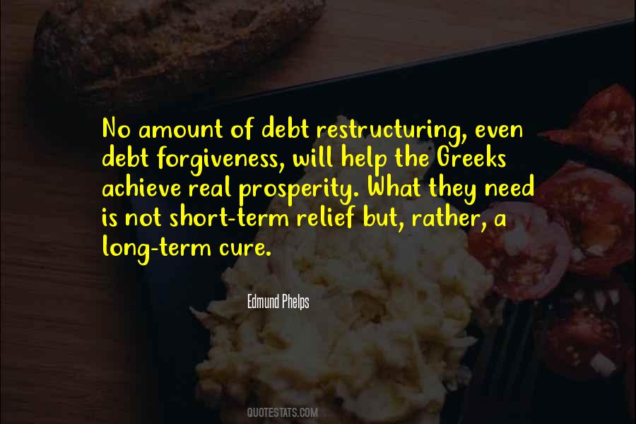 Debt Restructuring Quotes #431609