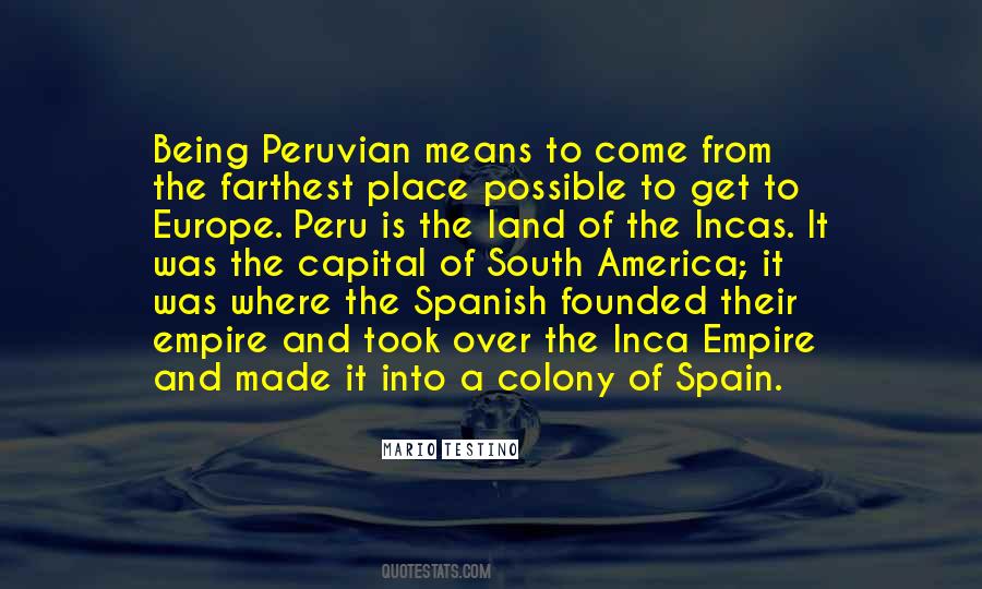 Quotes About Peru #1545524