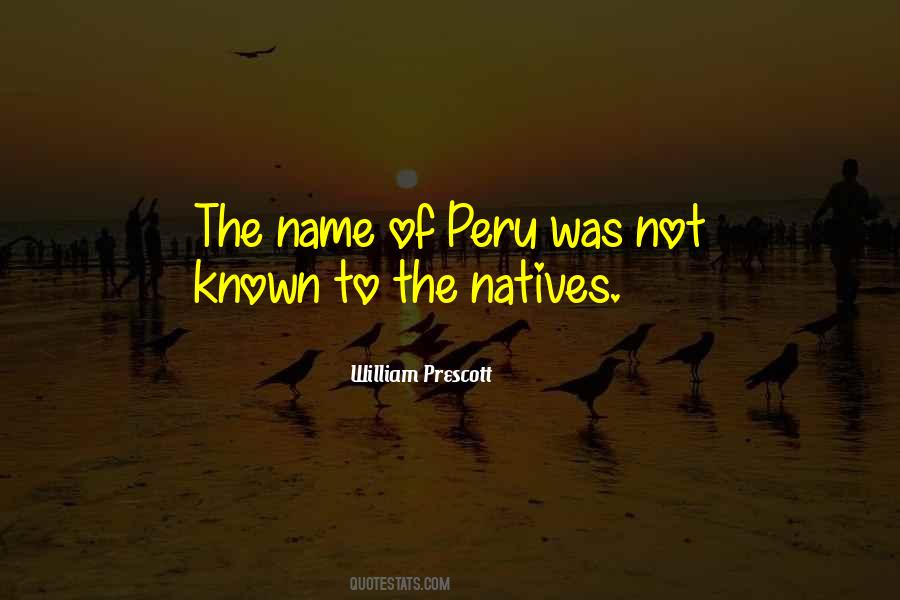 Quotes About Peru #596118
