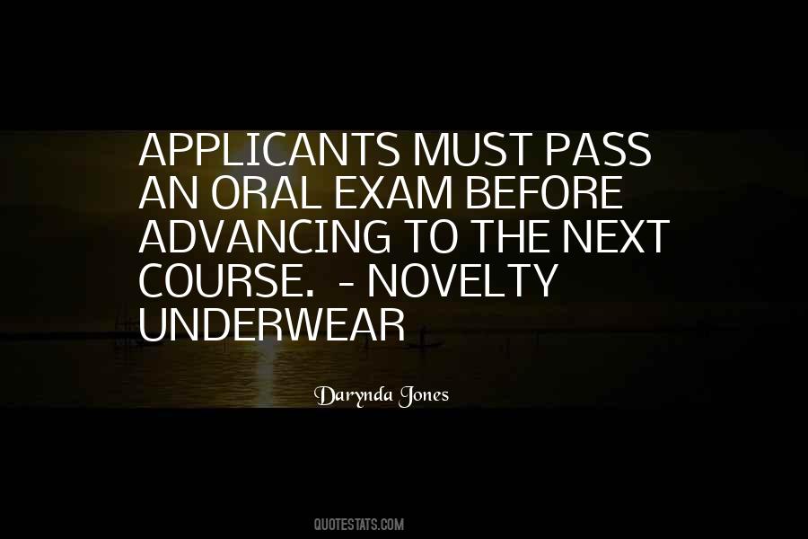 Quotes About Oral Exam #1358132