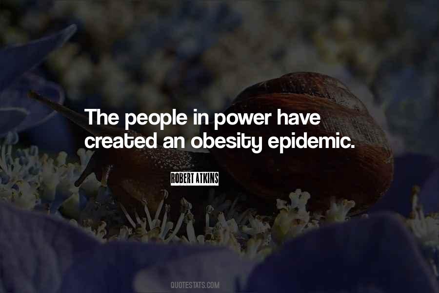 Quotes About The Obesity Epidemic #149463