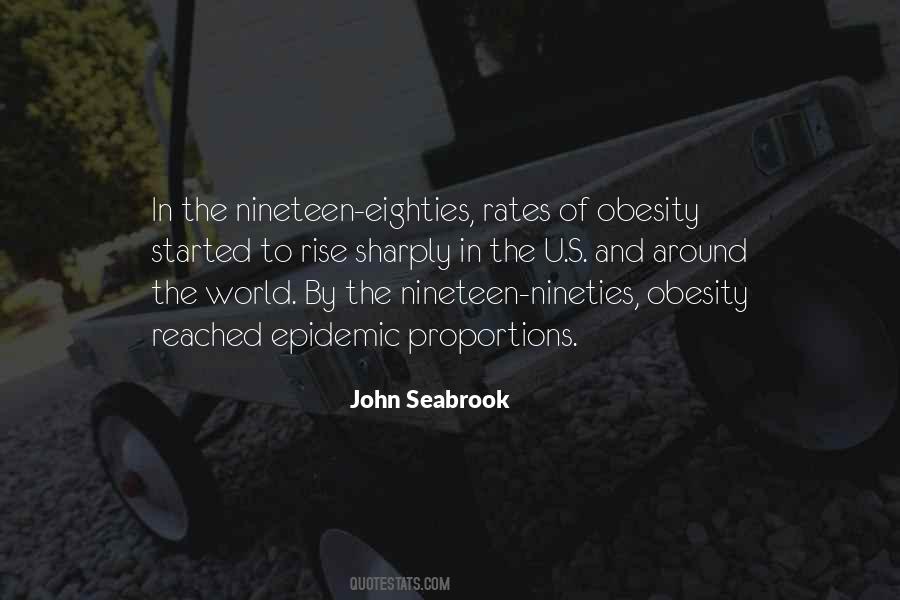 Quotes About The Obesity Epidemic #1780777
