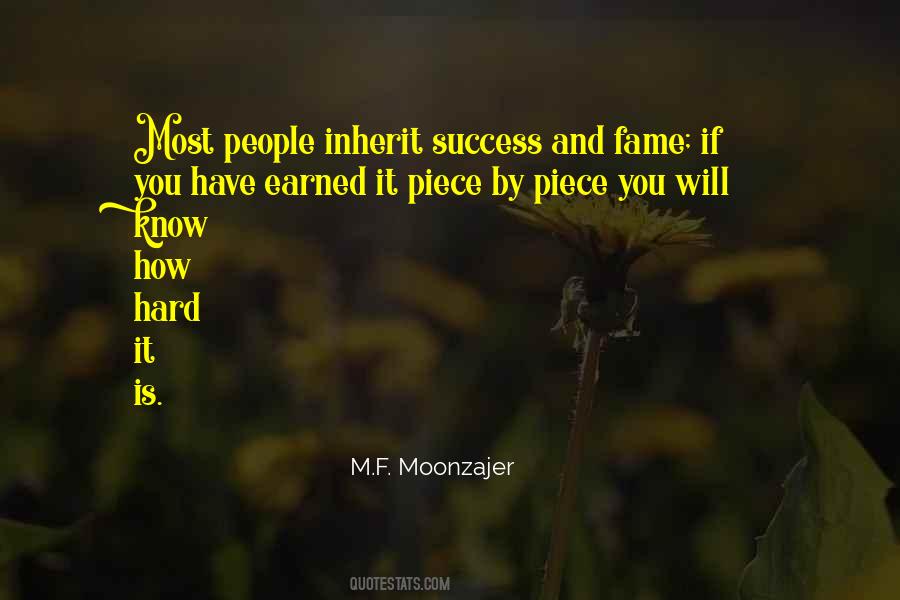 Quotes About Earned Success #229919