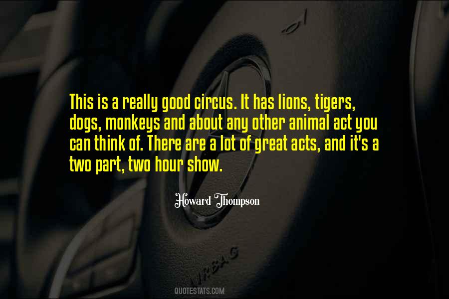 Quotes About Circus #26713