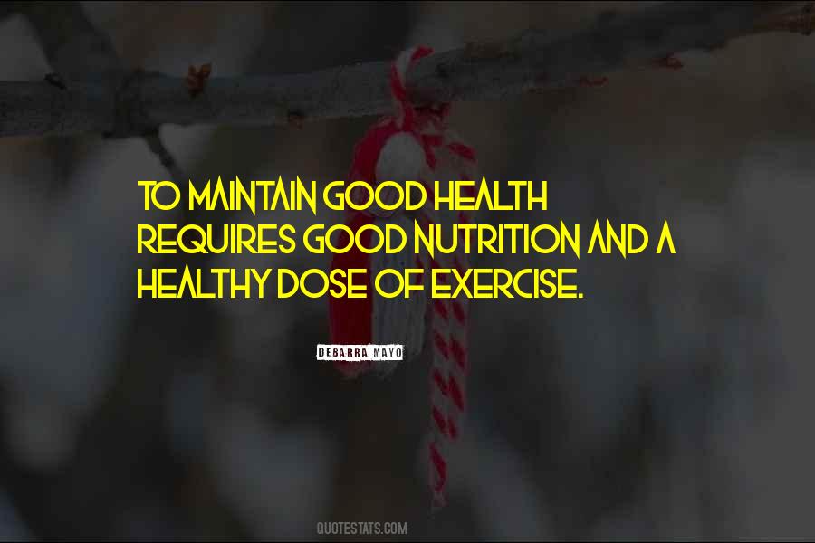 Quotes About Health And Nutrition #1382553