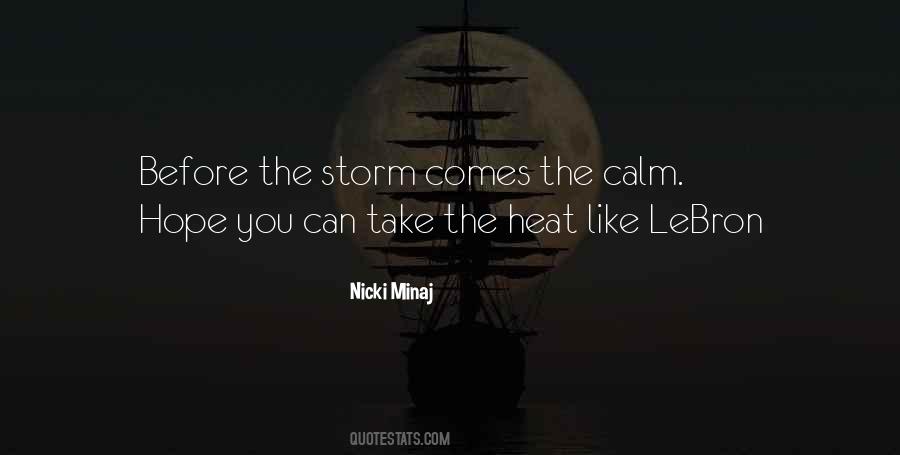 Quotes About Calm Before The Storm #1435724
