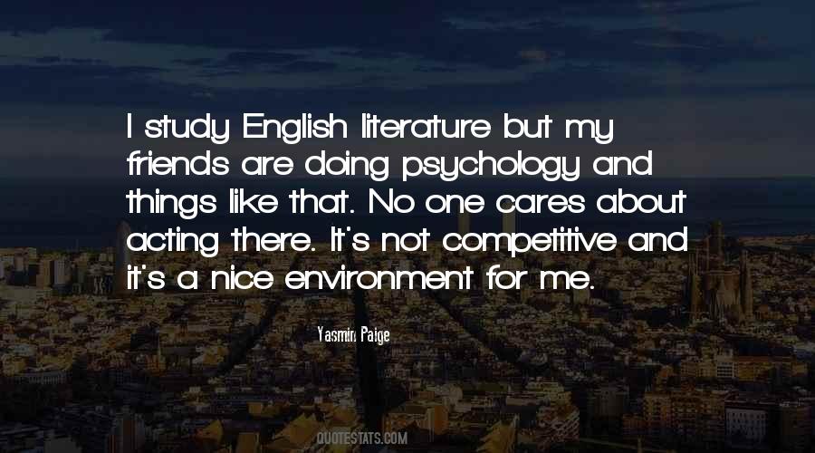 Quotes About English Literature #1251102