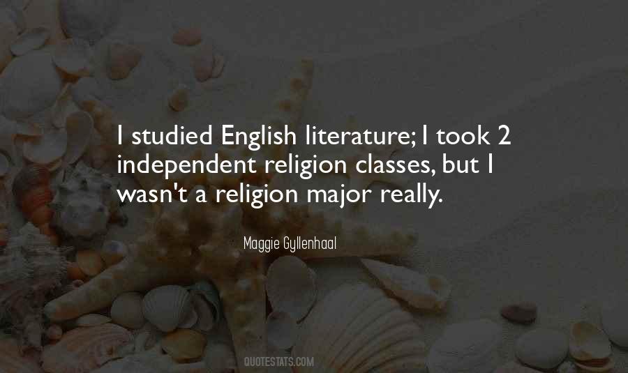 Quotes About English Literature #1607278
