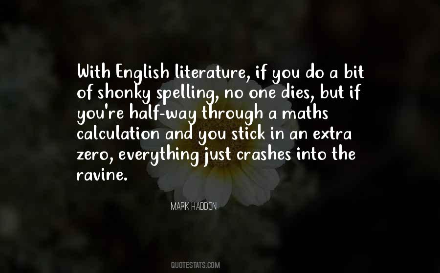 Quotes About English Literature #245398