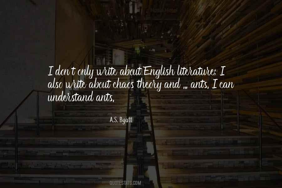 Quotes About English Literature #460932