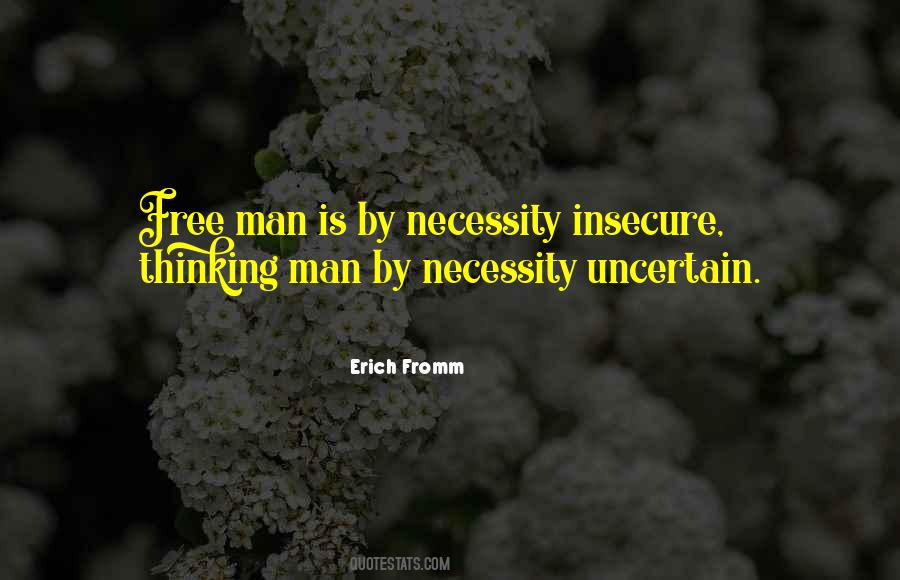 Quotes About An Insecure Man #1336555