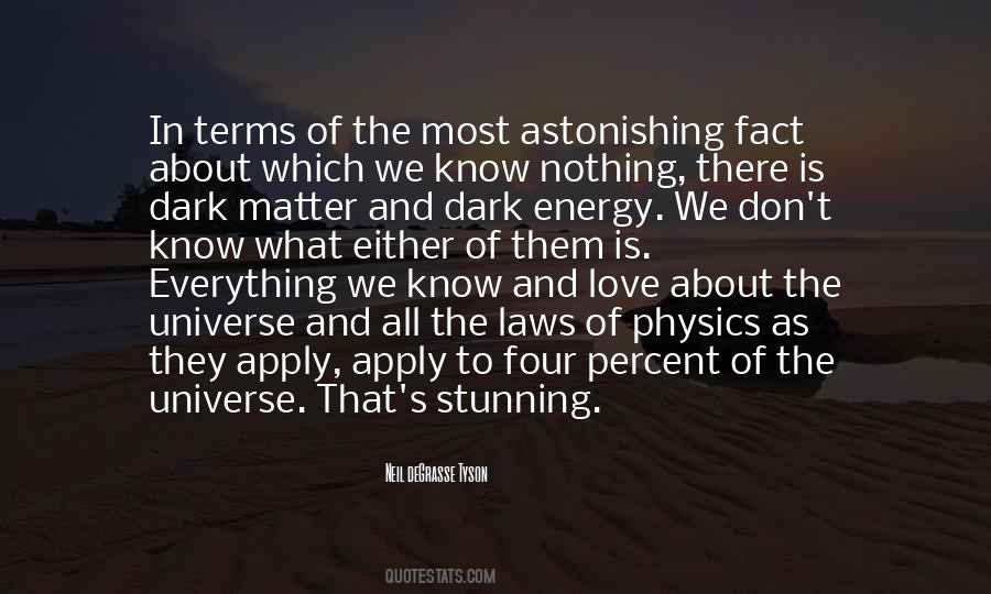 Quotes About Energy Of The Universe #503829