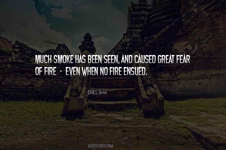 Fire And Smoke Quotes #649344