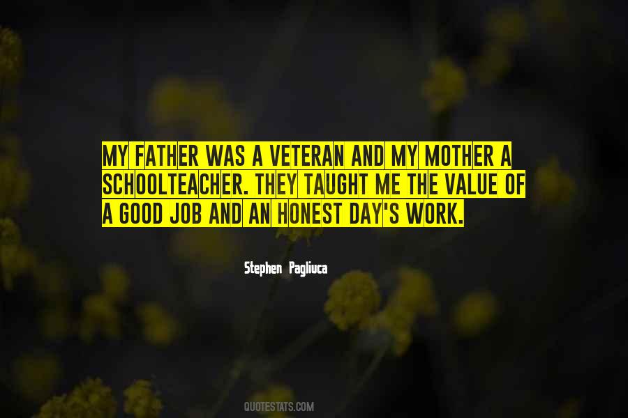 Quotes About A Good Day's Work #1279945