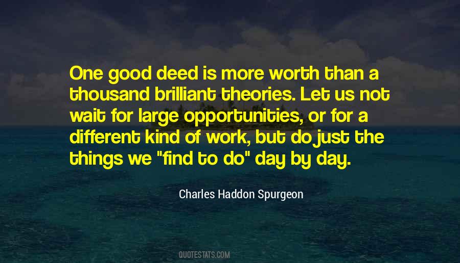Quotes About A Good Day's Work #840083