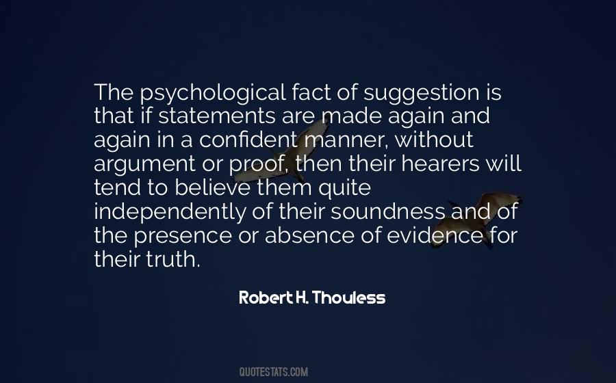 Quotes About Proof And Evidence #444416