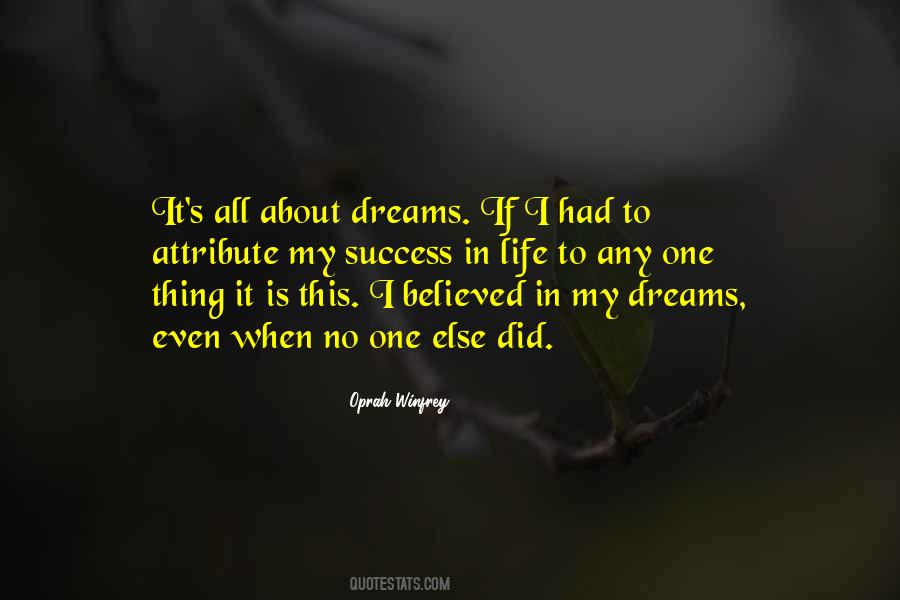 Quotes About About Dreams #169191