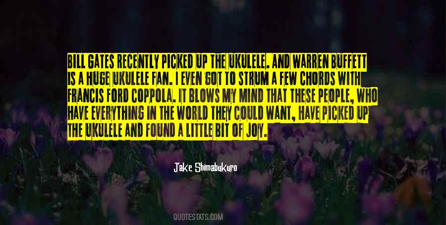 Quotes About Ukulele #1855880