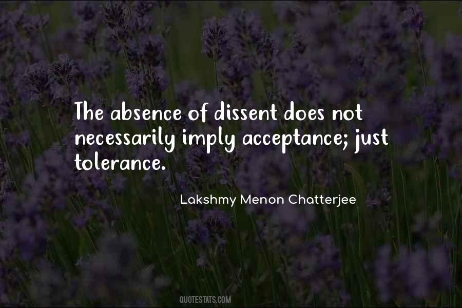 Quotes About Acceptance And Tolerance #1399766