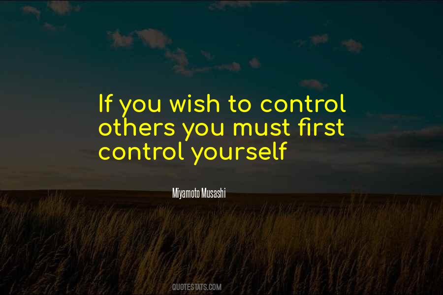 Quotes About Control Yourself #902317