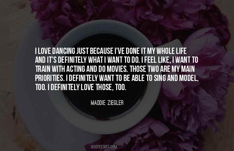 Quotes About Dancing With Your Love #281716