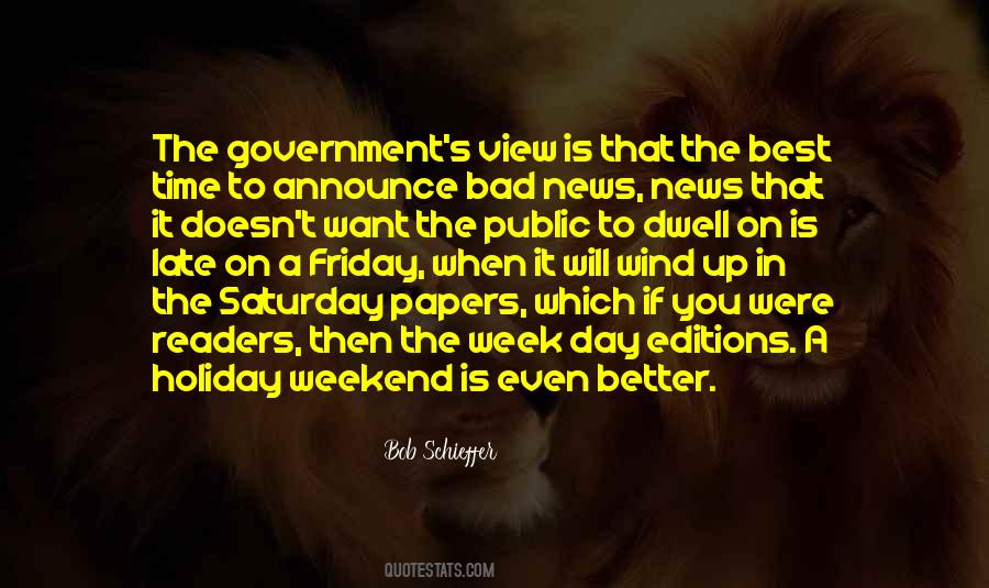 Quotes About Friday And The Weekend #270937