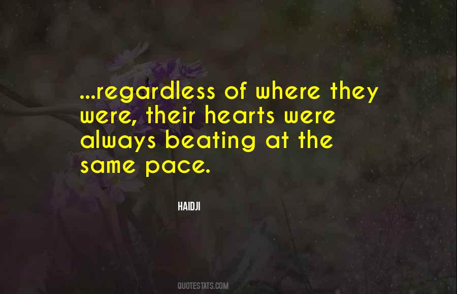 Quotes About Hearts Beating #1276468