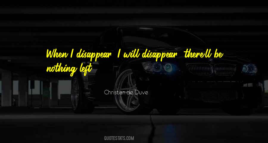 Will Disappear Quotes #507111