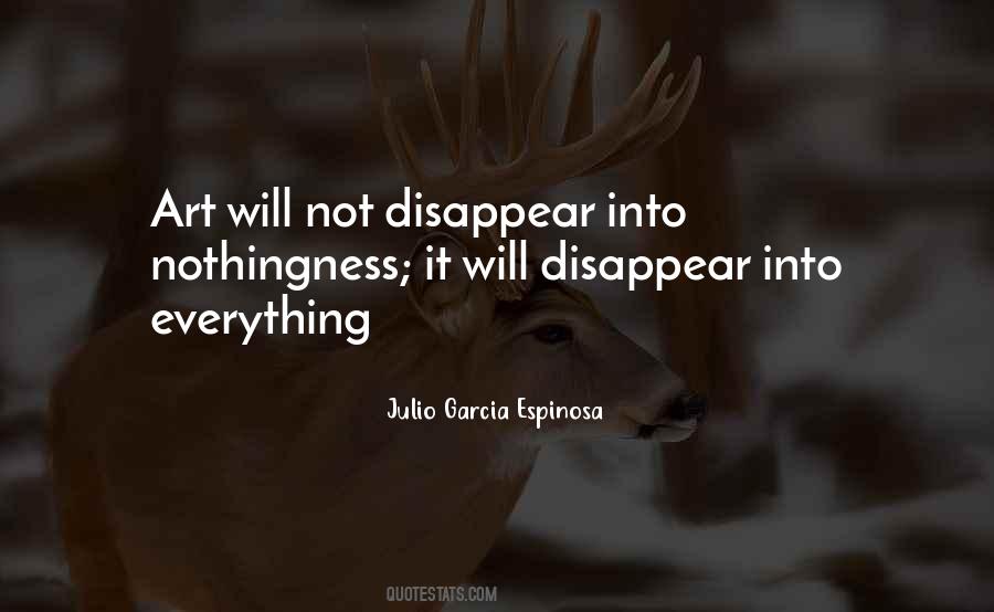 Will Disappear Quotes #769574