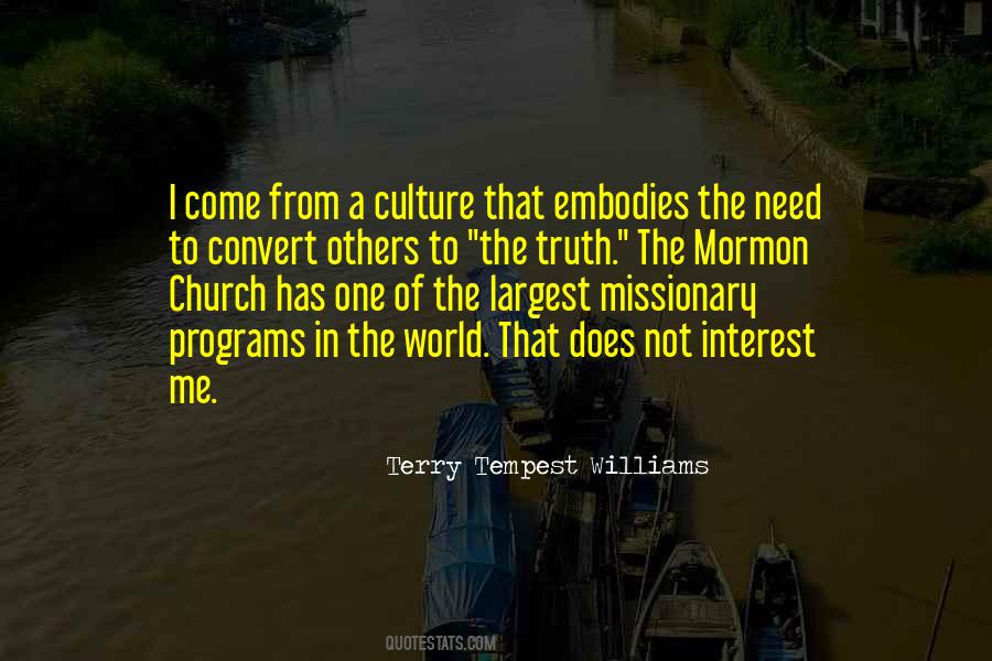 Quotes About The Mormon Church #1869350