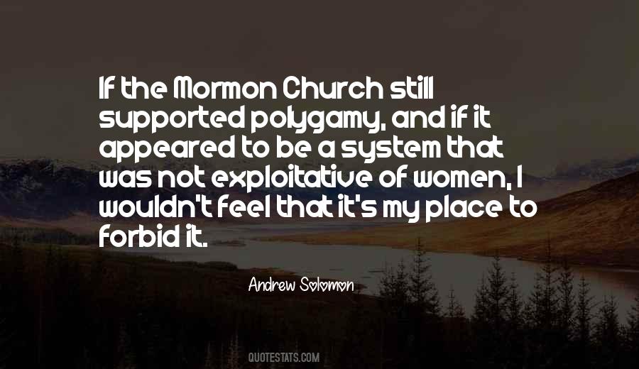 Quotes About The Mormon Church #562021