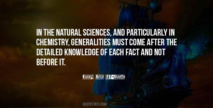 Quotes About Natural Sciences #1343396