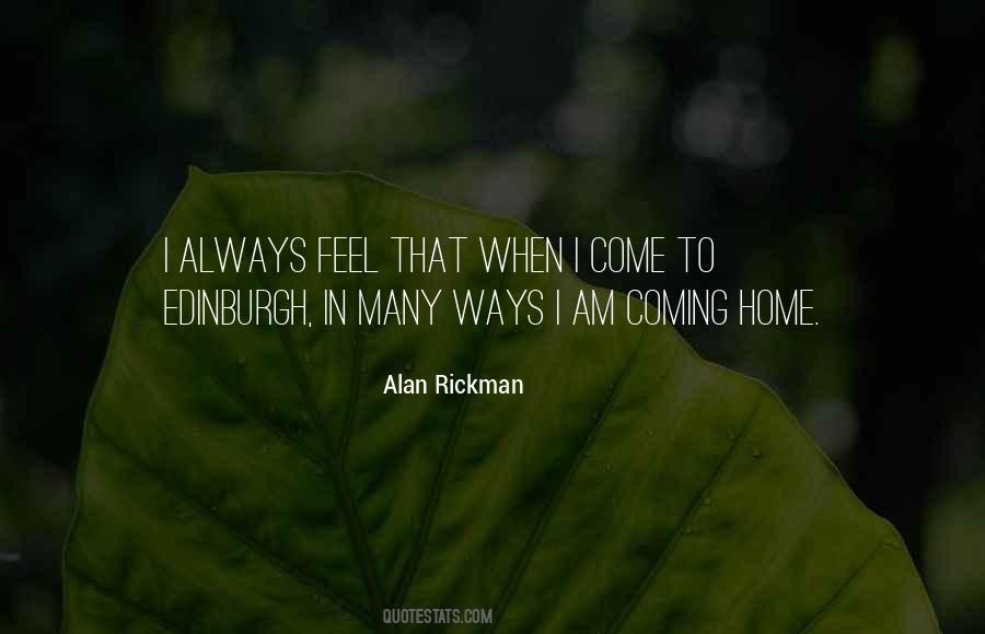 Quotes About Coming Home #1844654