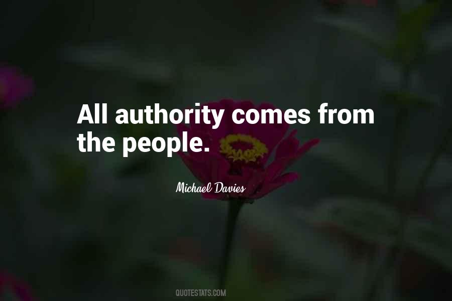 Quotes About Authority #1753170