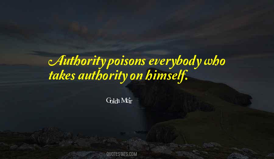 Quotes About Authority #1768203