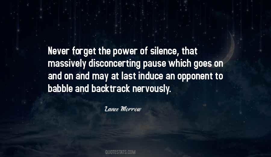 Quotes About The Power Of Silence #1608779