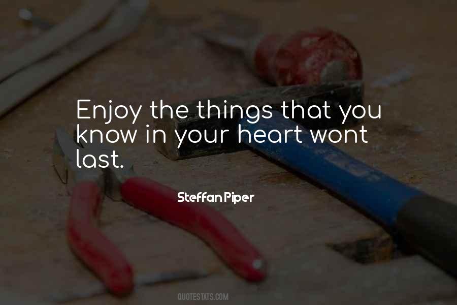 Quotes About Things That Last #185365