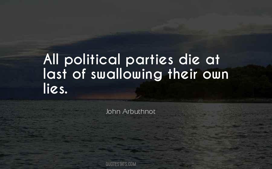 Quotes About Political Parties #1008456