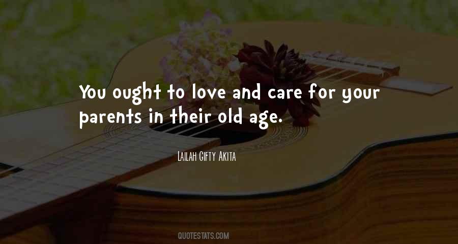 Quotes About Elderly Parents #911245