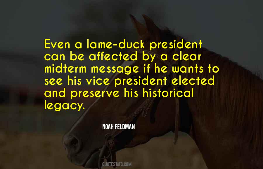Quotes About Lame Duck #757927