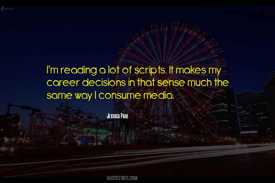 Quotes About Career Decisions #1592456