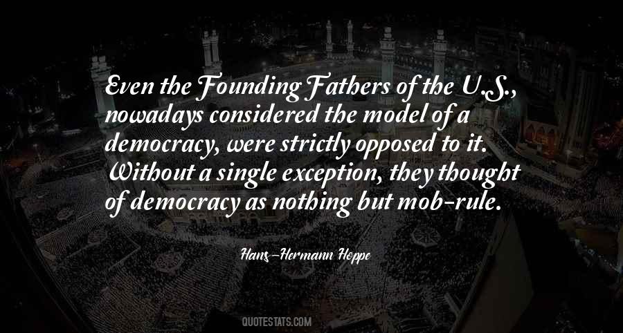 Quotes About Democracy Founding Fathers #1812101