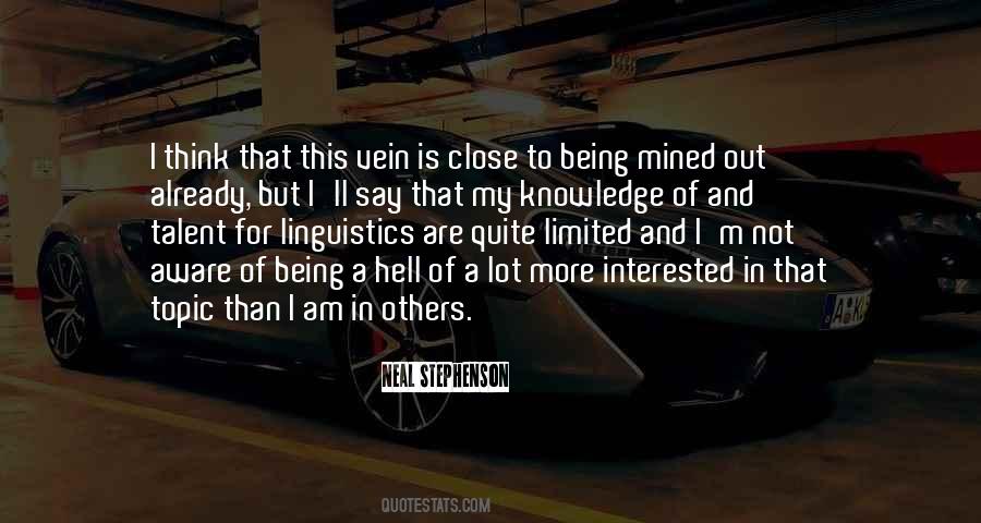 In Vein Quotes #748154