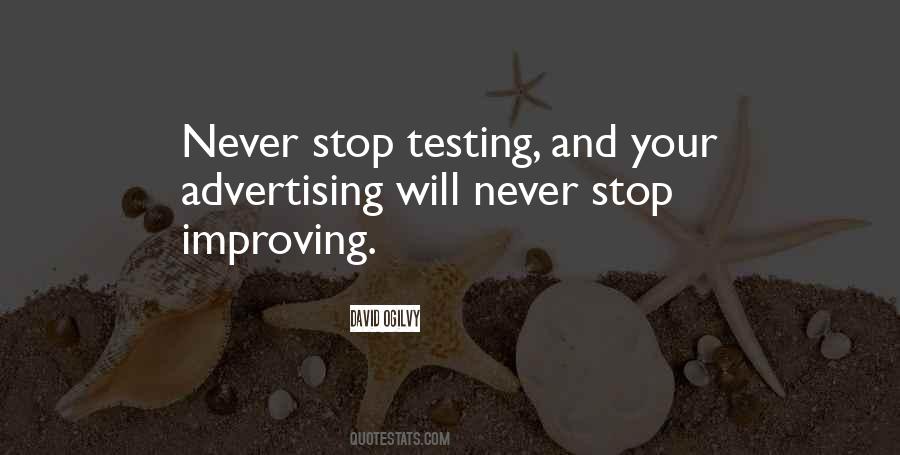 Quotes About Testing Yourself #58333