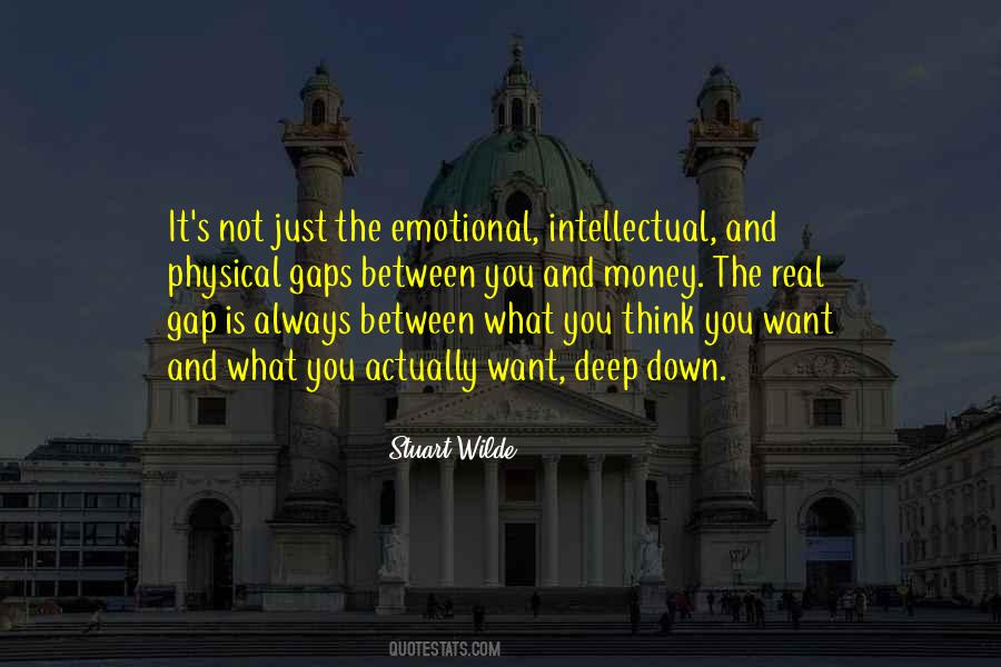 Quotes About What You Think You Want #1366875