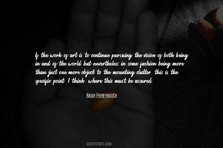 Object Of Art Quotes #1391300