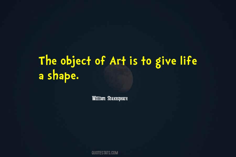 Object Of Art Quotes #260067
