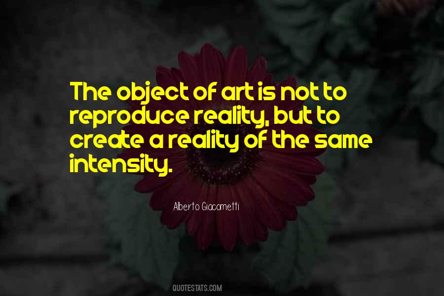 Object Of Art Quotes #447577