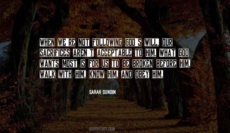Quotes About Sacrifice For God #1330777